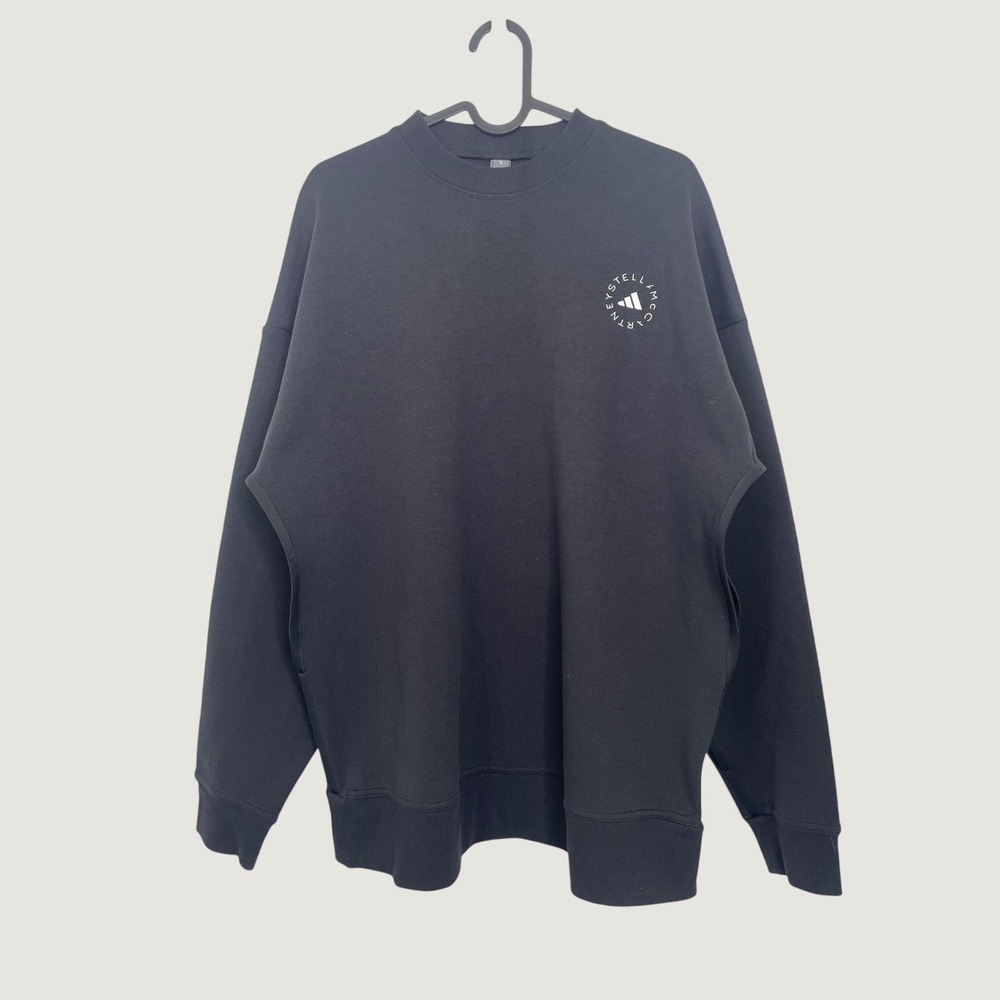 Adidas by Stella McCartney Oversized Side Cutout Sweatshirt Black Small